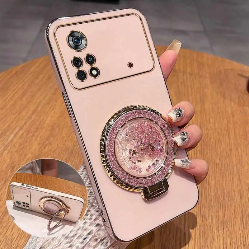 X4Pro Circular Support Plating Phone Case Cover