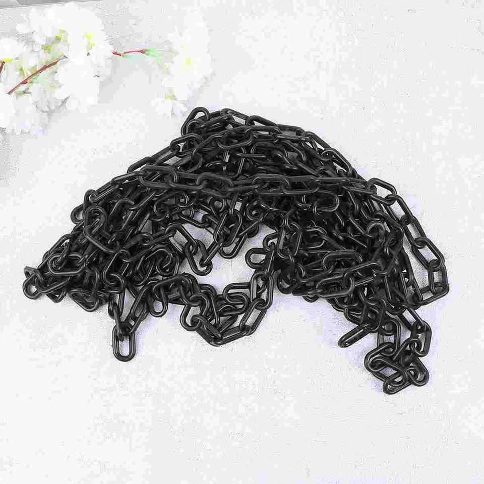 Catena Di Plastica Per Parcheggio Barriera A Catena Plastica 8m - Segnaletica Sicurezza Rossa/Bianca Ad Alta Visibilità Barriera Plastica - Foto 9