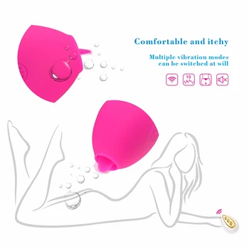 Bluetooth Remote Vibrating Egg Vibrator Wearable Clitoris Vibrators G Spot Stimulator Vaginal Tongue Sucking Sex Toy For Women 5