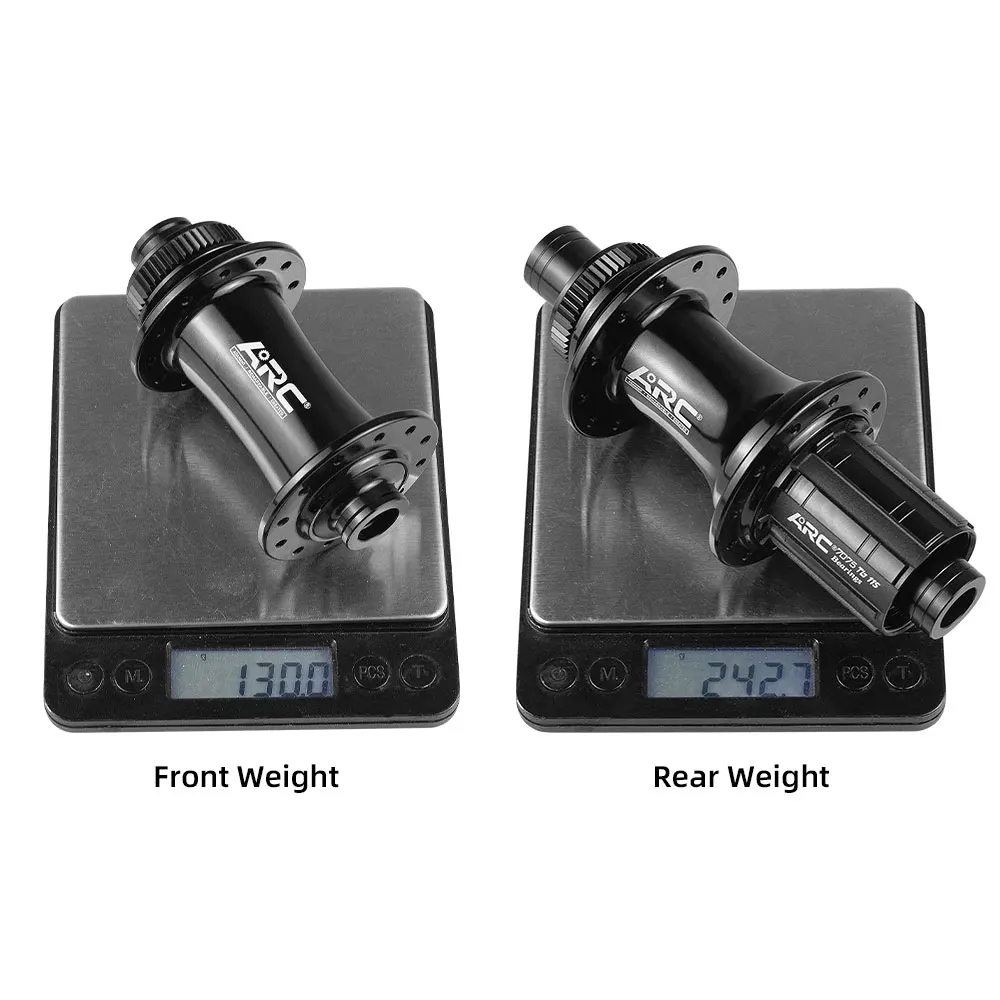 ARCロードバイクハブ ディスクブレーキ 12x142/100mm 24穴 センター