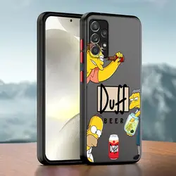 The Simpsons Family Illustrated Phone Case - Galaxy A21s (UUAVA01)
