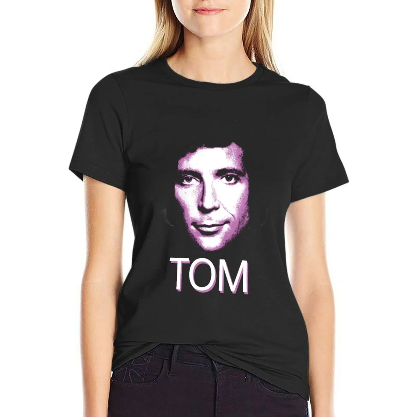

Tom T-Shirt plus size t shirts for Women loose fit cropped t shirts for Women western t-shirt dress for Women