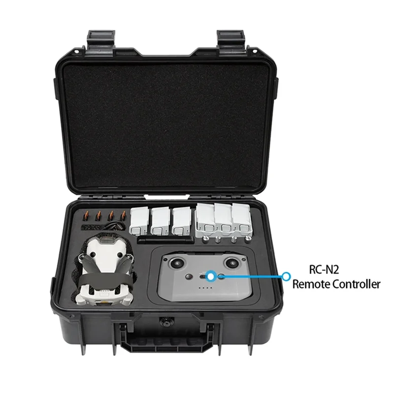 Étui de transport rigide pour DJI Mini 4 Pro – Noir, ABS
