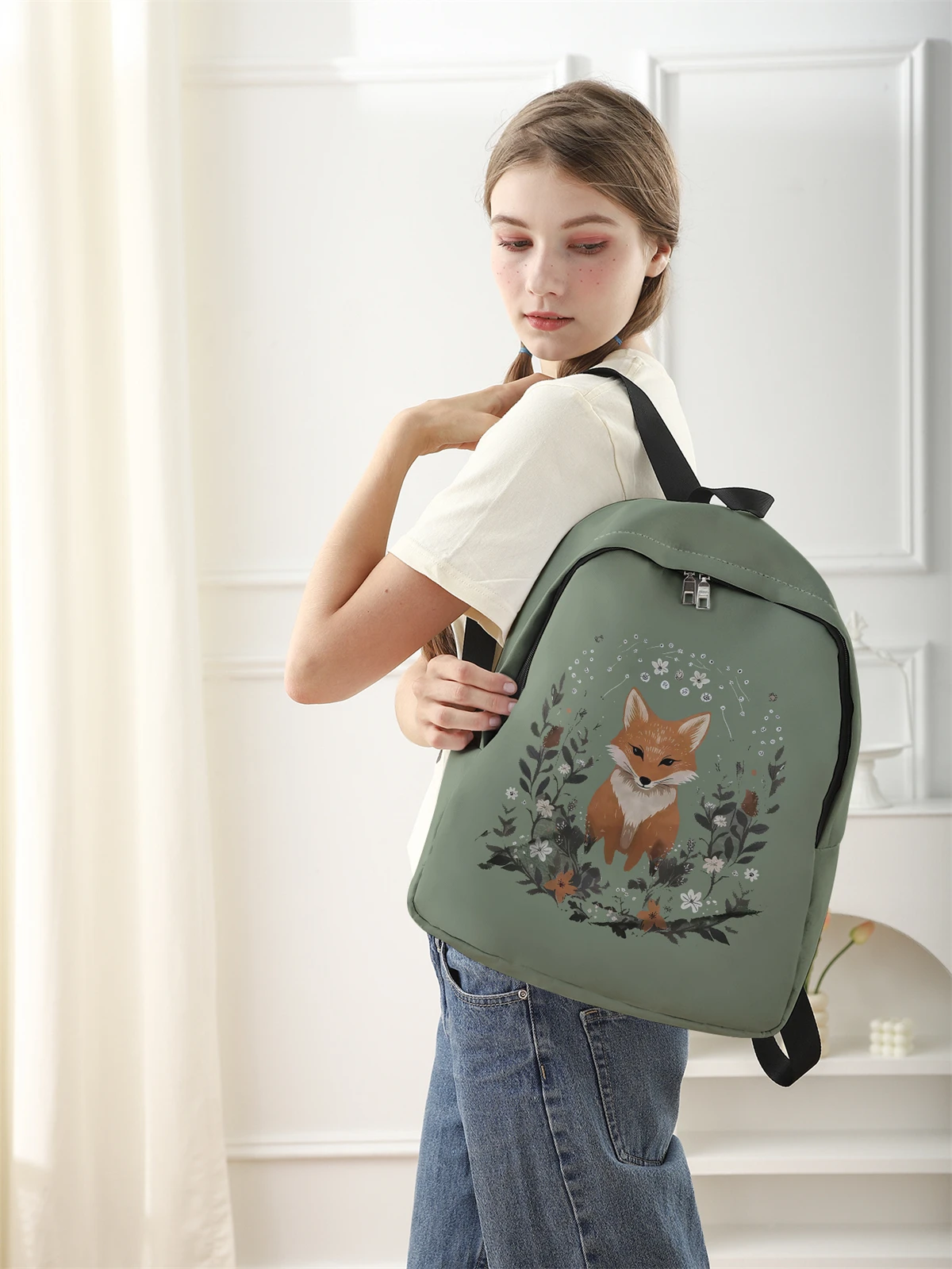 New men's and women's large capacity university backpacks, fashionable women's laptops, backpacks, cute girls' travel bags