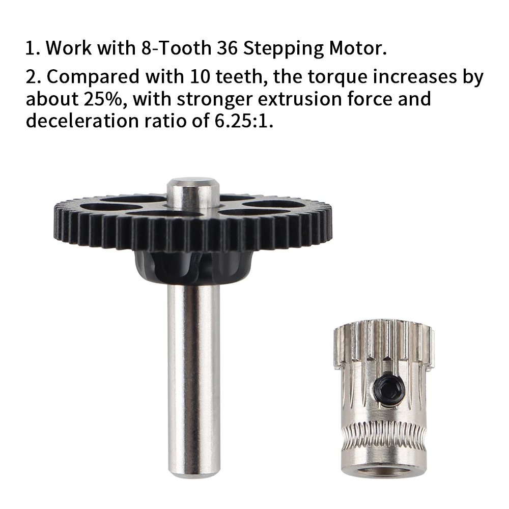 Fysetc-pom Gear Part para Impressora 3d 50 Tooth Pom Gear Sherpa Voron Stealthburner Extrusora Voron Afterburner - Imagem 3