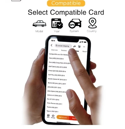 Micro SD Memory Card 32GB For AS V19 Car Navigation System MIB2 With GPS Maps Software