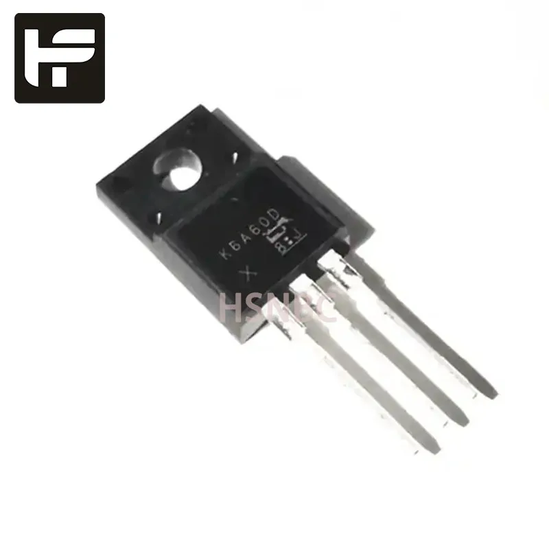 

10Pcs/Lot K6A60D TK6A60D TO-220F 6A 600V MOS Field-effect Power Transistor 100% Brand New Original Stock