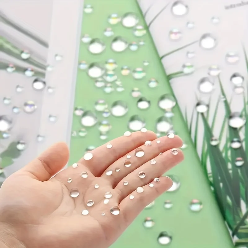 3D Augen Gesicht Make-up Temporäre Tattoo Selbstklebende klare Wasser Tropfen Aufkleber Festival Körper Kunst Dekorationen Nail Art Zubehör – Detail 7