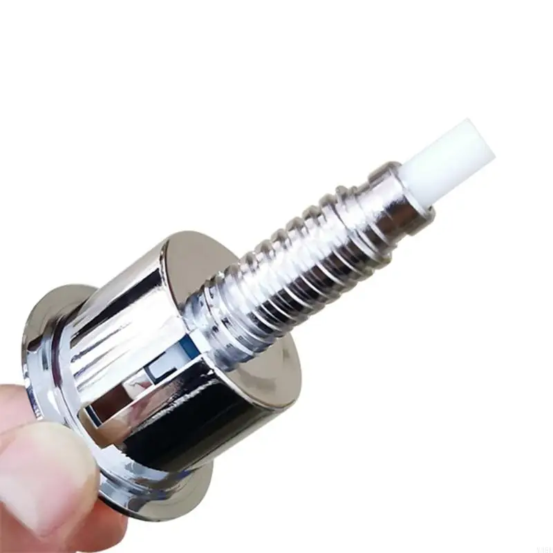 Y98E Toilet Dual Flush Round Push Button Round Electroplating Water Tanks