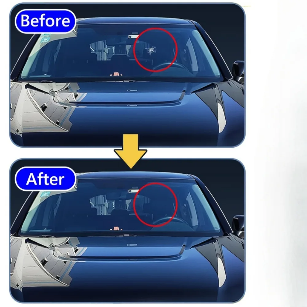 Car Windshield Cracked Repair Tool Nano Fluid Curing Glue DIY Window Phone Screen Restoration Kit Automotive Glass Repair Set 3