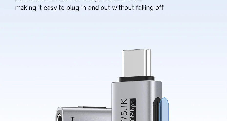 Hagibis USB-C Charging Adapter with 5.1K Pull-Down Resistor