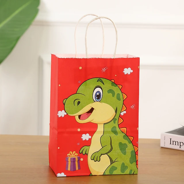 Sac à cadeaux en plastique pour enfant garçon, fournitures de fête  d'anniversaire, décorations à thème de dessin animé - AliExpress