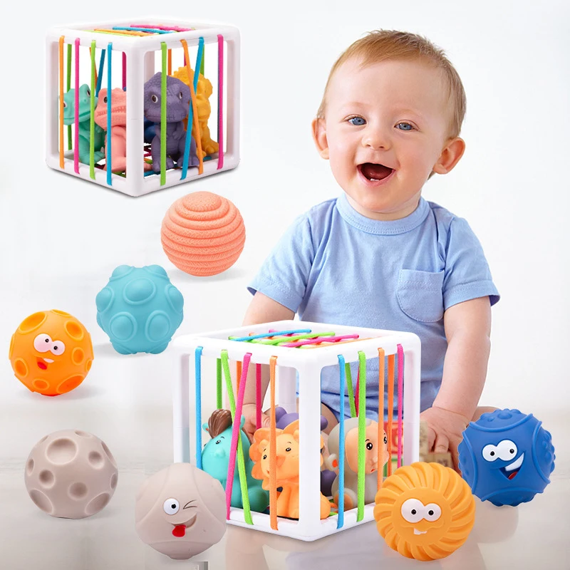 Montessori Mundo Diver Bloques De Madera Juguetes Motricidad Fina