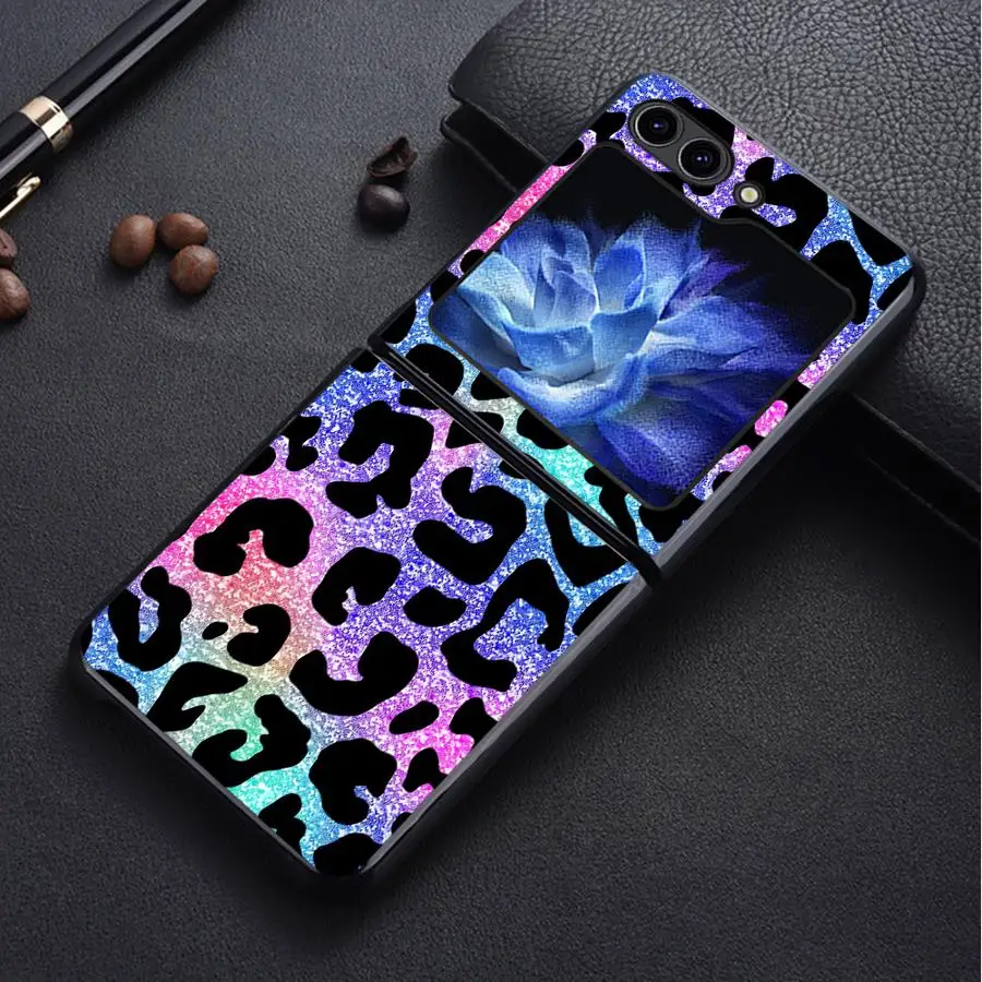 Colorful Leopard Print Hard Phone Case Cover