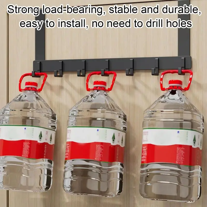 Door Behind Hook Storage Wall Hanging Clothes Hanger Coat Hook Punch-free Hanger Bedroom Organizer Storage Kitchen Accessories