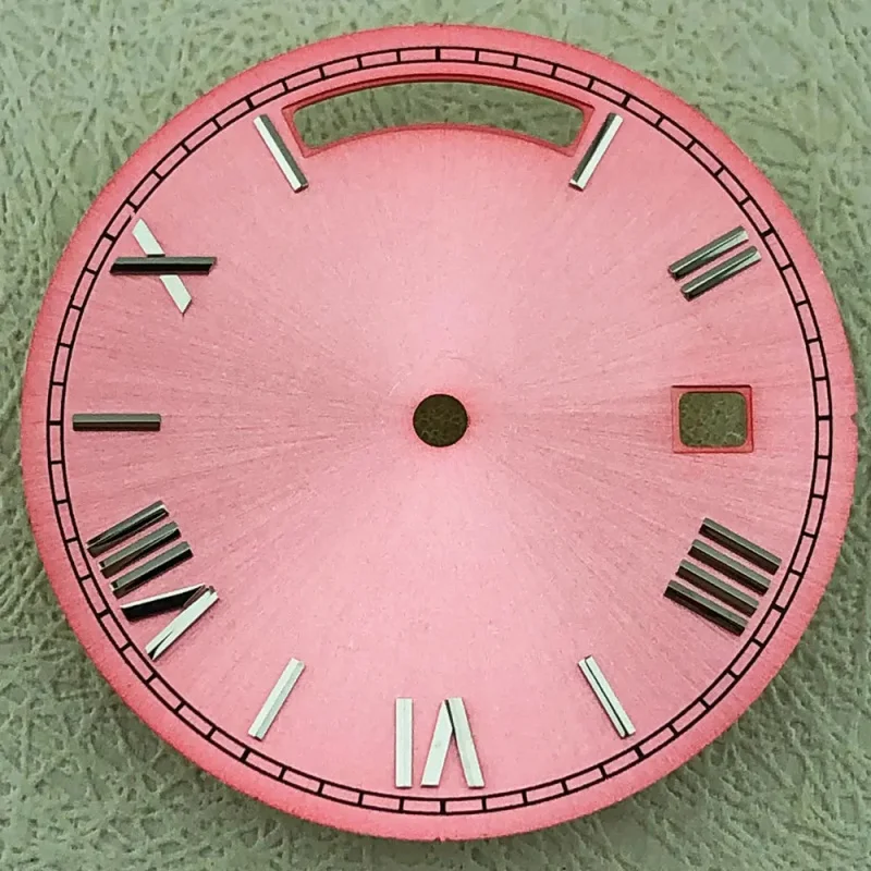 Elegant 31mm Roman Dial with Dual Calendar for Automatic Mechanical Watches