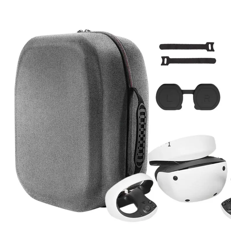 Valigia Portatile Accessori Vr Borsa Portaoggetti Con Doppia Cerniera Maniglia Vr Custodia Da Viaggio Compatibile Per Playstation Vr 2