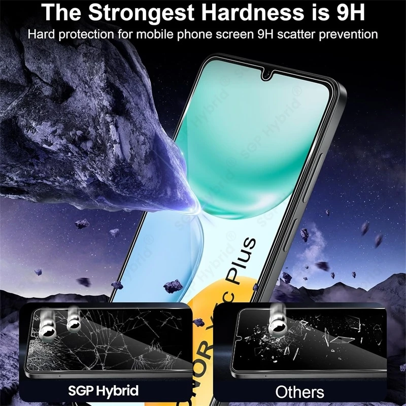 Premium Full Cover Tempered Glass Screen Protector - 9H Clear Glass Film