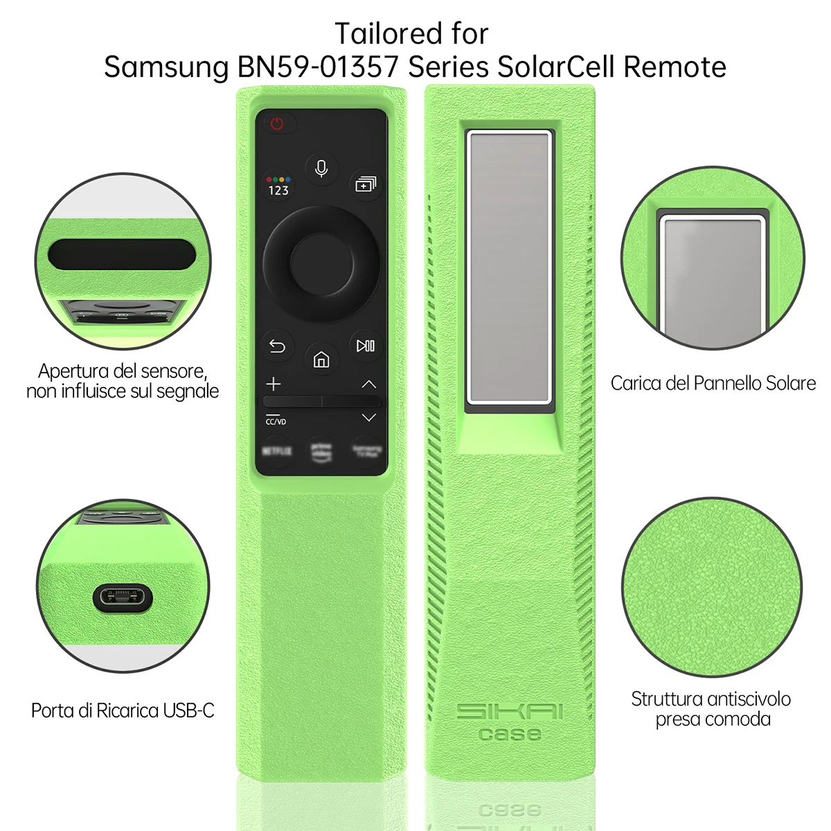 Etui de protection en silicone pour télécommande Samsung Smart TV