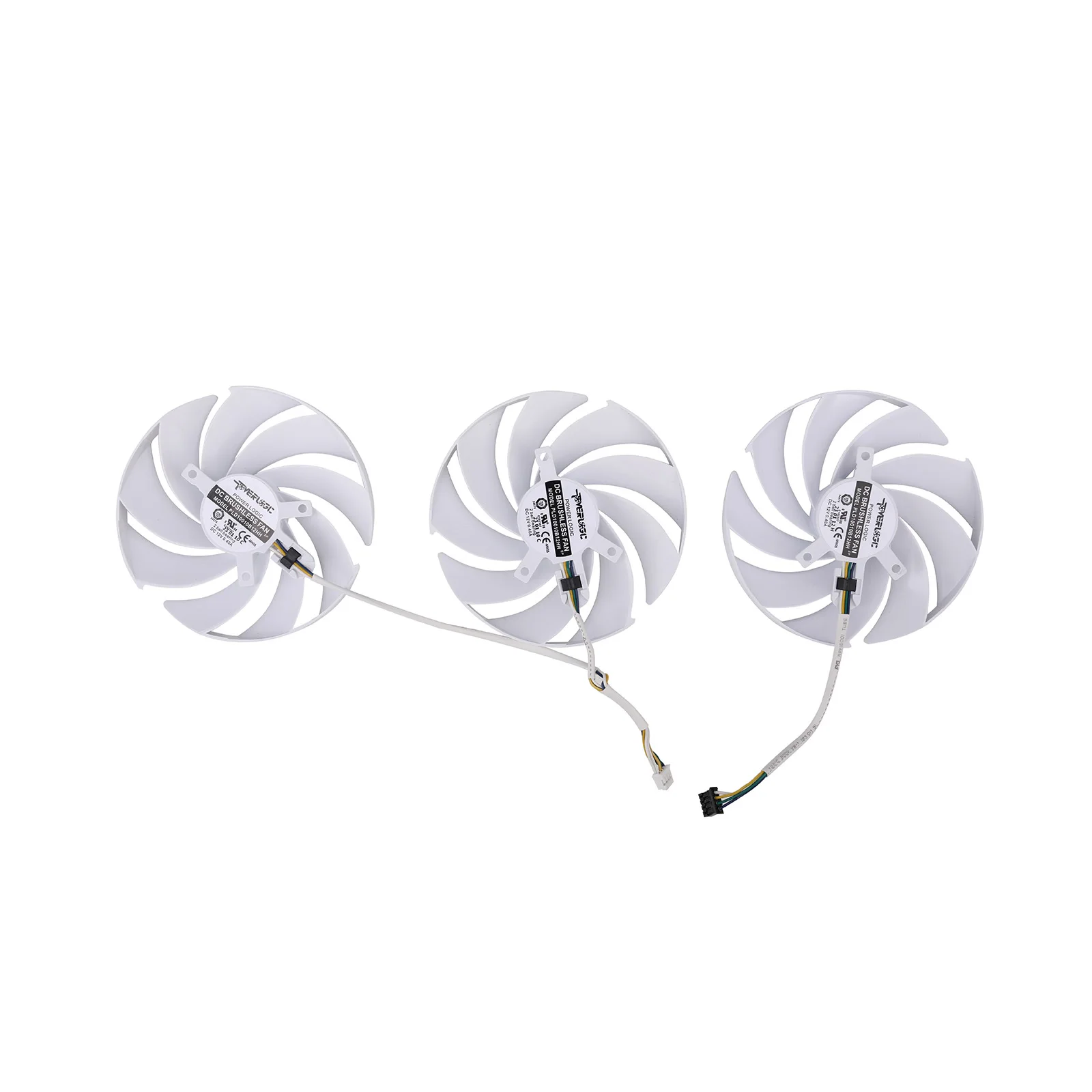 Ventilador de Refrigeração para Msi Geforce Rtx 4070 ti Gaming Trio Branco 12g Pld10020b12h 95 mm - Imagem 2
