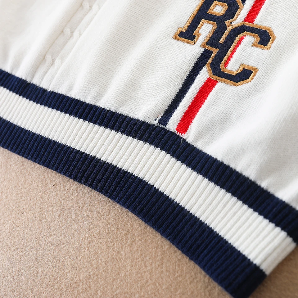 Gilet In Maglia Senza Maniche Per Bambini – Girocollo In Misto Cotone, Caldo E Traspirante Per Primavera E Autunno, Adatto A Ragazzi E Ragazze