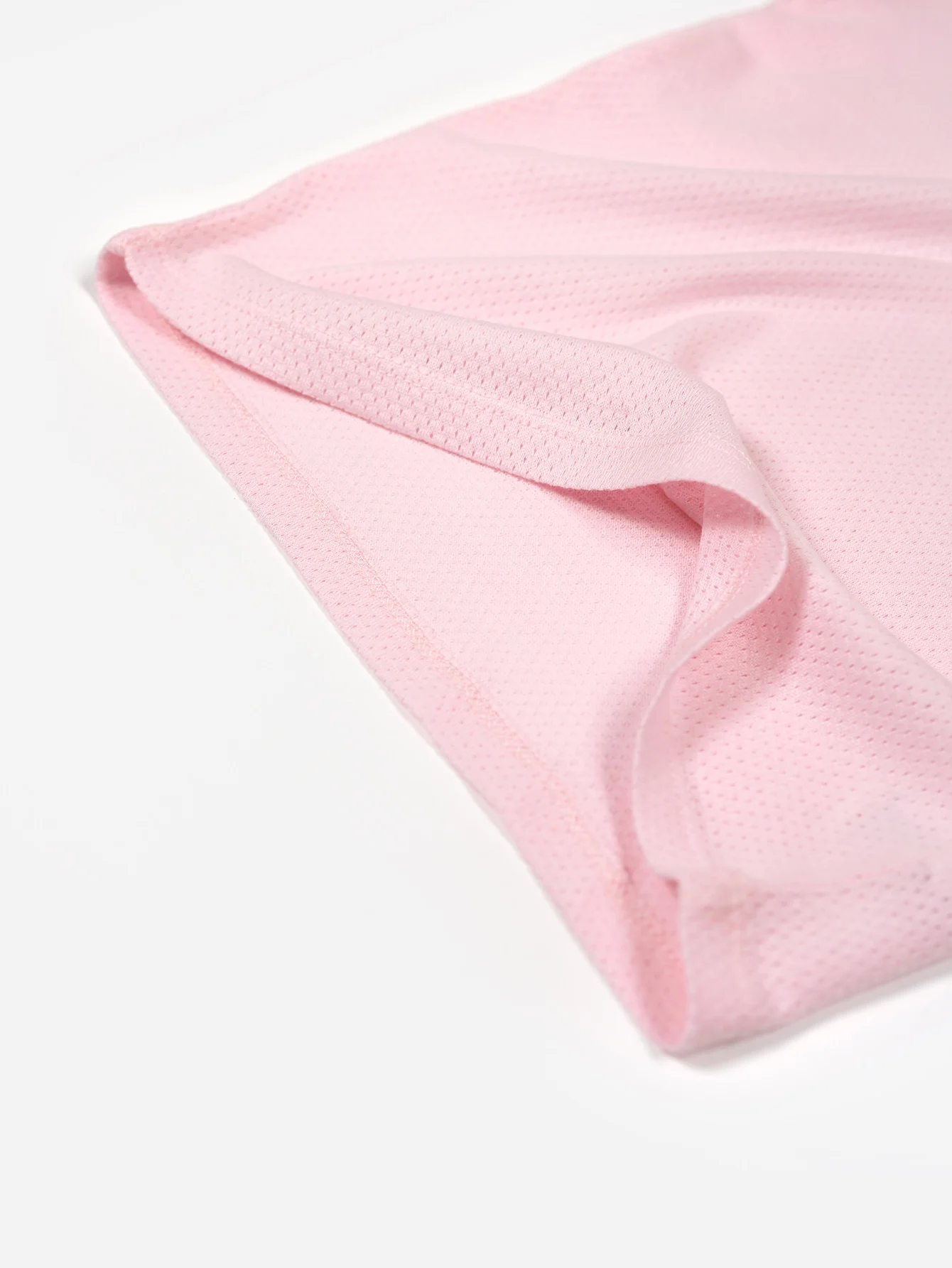 Children's Short sleeved 2024 Summer Girls Pink T-shirt Cotton Breathable Mesh Short sleeved Shirt Girl Thin Solid Color T-shirt 5