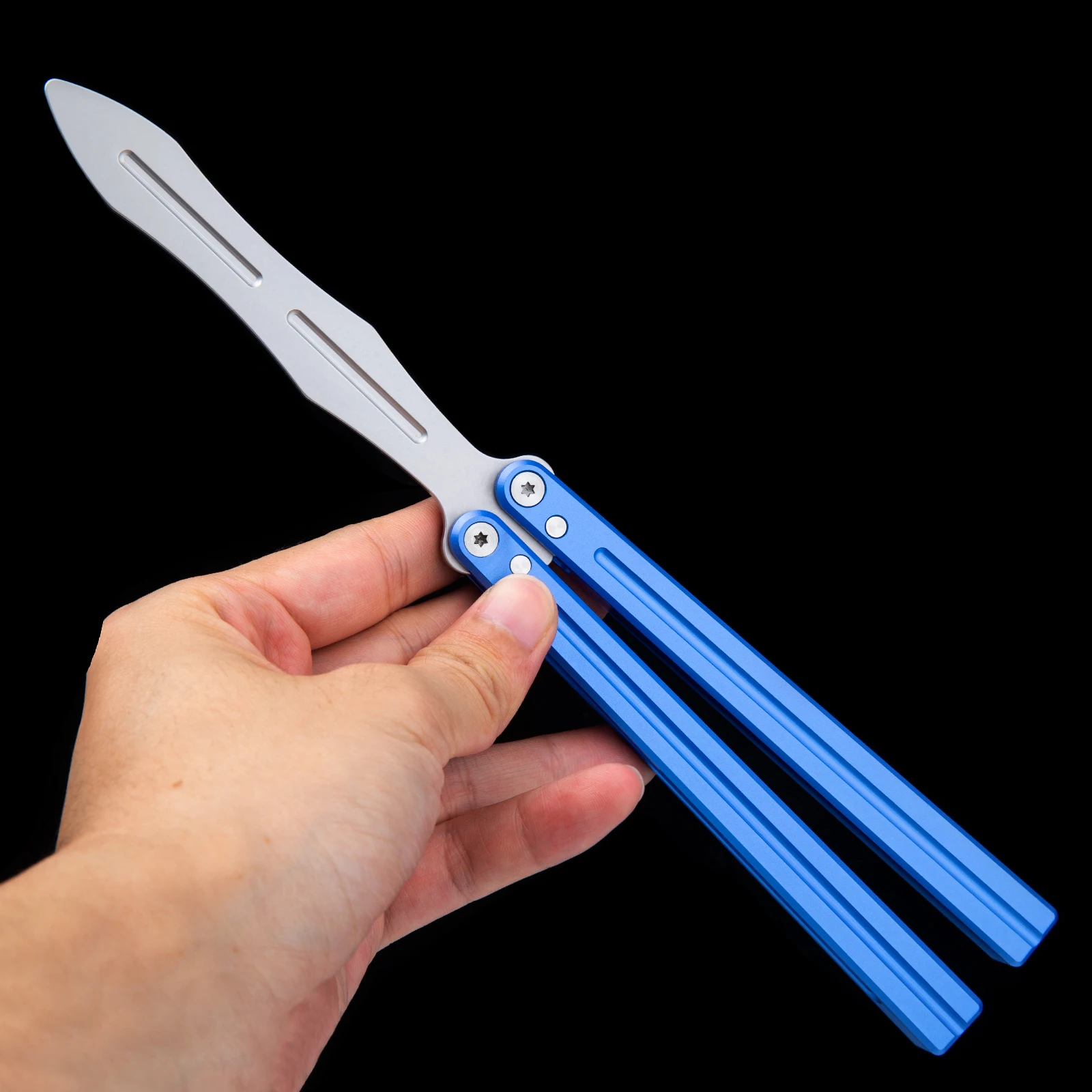 Aluminum Alloy Butterfly Trainer Beginner Training Tool Bbearing System Outdoor Portable EDC