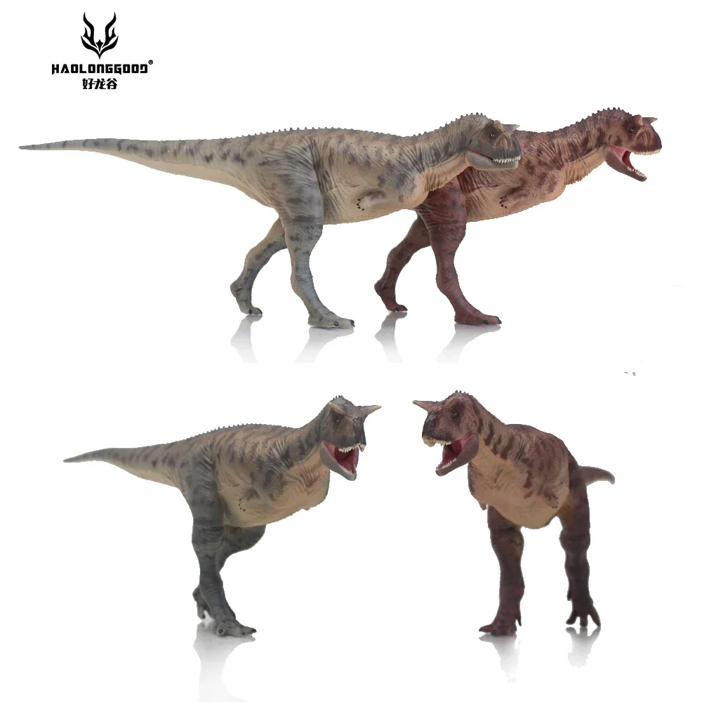 Haolonggood 1:35 Carnotaurus Modello Abelisauridae Dinosaur Collection Desk Decor Animal Birthday Gift For Adult Educational Toy