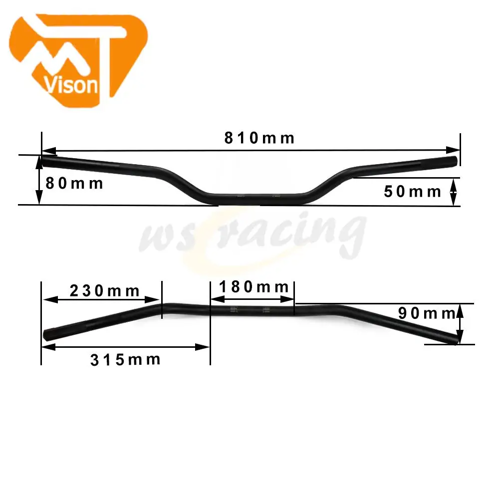  KTM EXC SX SXF CRF YZF WRF RMZ KXF Ʈ ũ ũν ATV  ε ڵ  Ʃ, 7/8 ġ 22mm