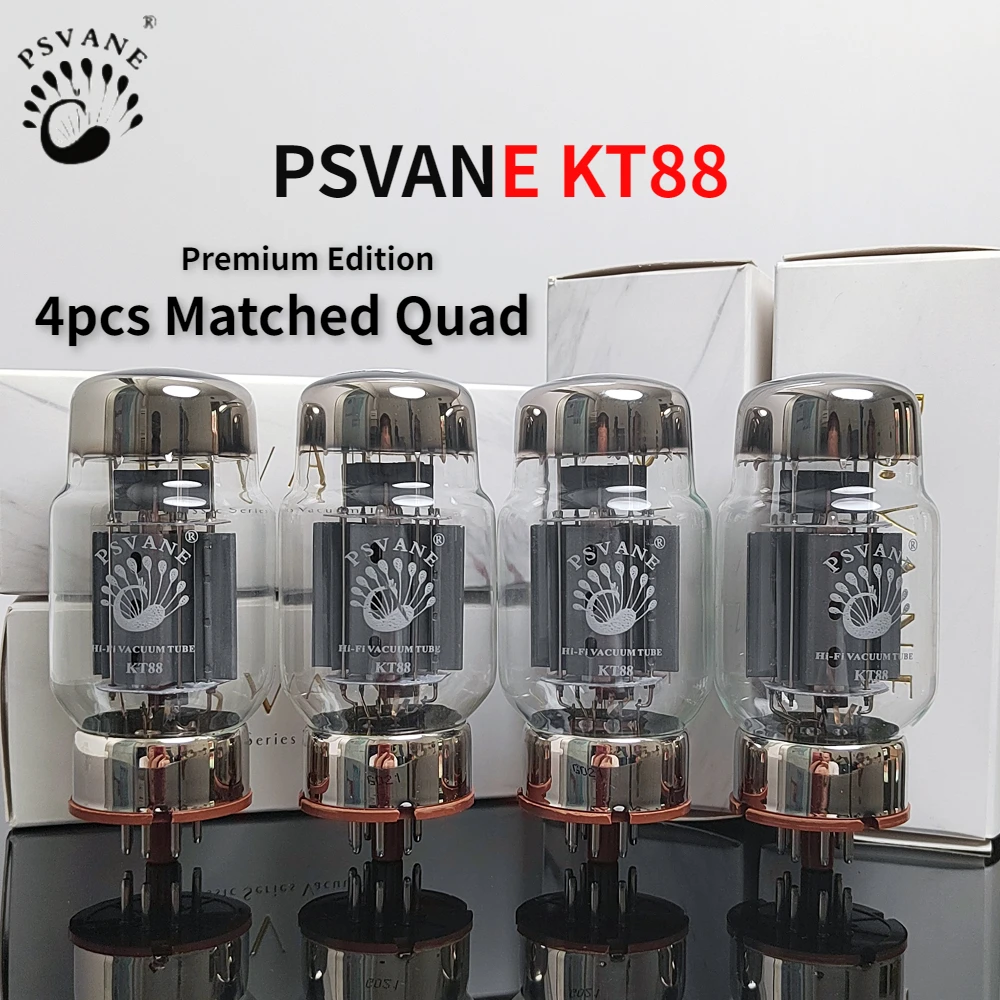 PSVANE Hifi KT88 KT88/C Vacuum Tube Replace 6550 KT88 for Hifi Audio Vintage Tube AMP DIY Factory Matched Pair Quad