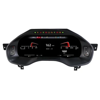 Hizpo - Panel de Instrumentos Digital para Automóvil de 12.3 Pulgadas para Audi A6 A7 2013-2018, Pantalla LCD, Velocímetro, Panel de Instrumentos con Carplay y Android Auto, Pantalla de Instrumentos, Velocímetro, Conjunto de Indicadores, Cabina Virtual, Llamadas Telefónicas con Manos Libres 1