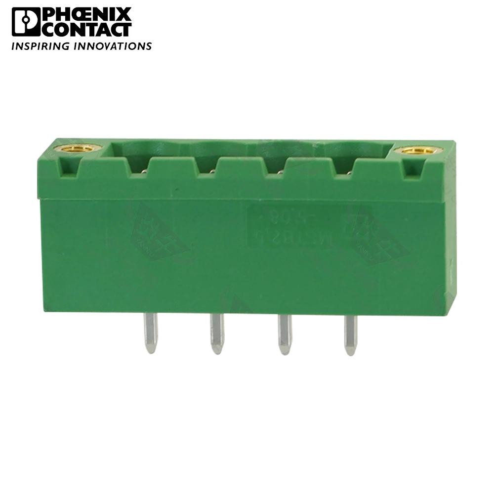 

5.08mm Original Genuine Phoenix Contact Connector PCB Pluggable PLUG-IN Terminal Block 4 Pin MSTBV 2.5 GF 5.08 1777099 12A 320V