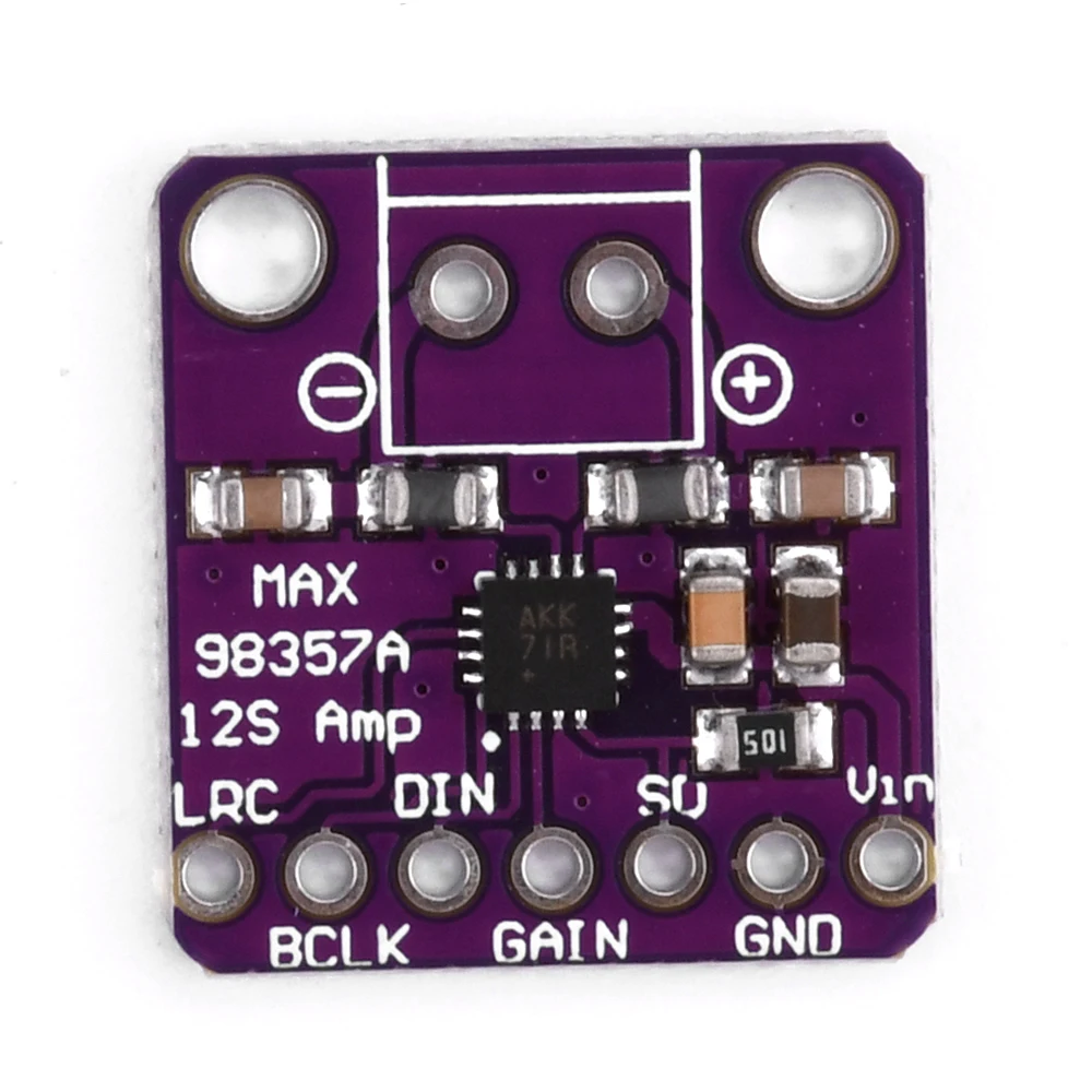 MAX98357 I2S/BGA Audioverstärkermodul Audioverstärker Filterlose Verstärkerplatine der Klasse D für Raspberry Pi ESP32 – Detail 4