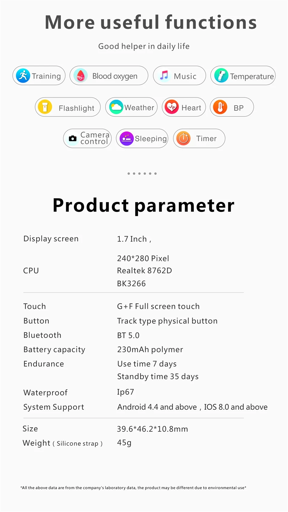 2022 New Body Temperature Smart Watch Men Heart Rate Sports Watches Custom Dial HD Call Waterproof Smartwatch For Xiaomi Huawei