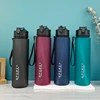 Large Capacity Sports Bottle Motivational Leak Proof Portable Reusable Plastic Cups Outdoor Travel Gym Jugs Summer Water Bottle