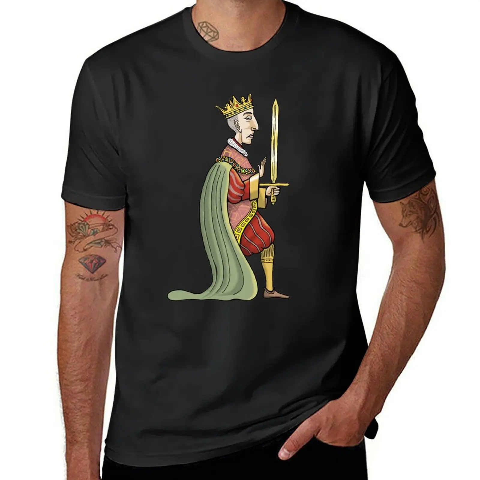 

King Henry V T-Shirt sports fans summer tops korean fashion men clothings