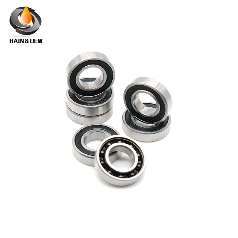 607 하이브리드 세라믹 베어링, ABEC-7 자전거 하단 브래킷 및 예비 부품, 6901RS Si3N4 볼 베어링, S607RS CB 세라믹, 7x19x6mm, 2 개