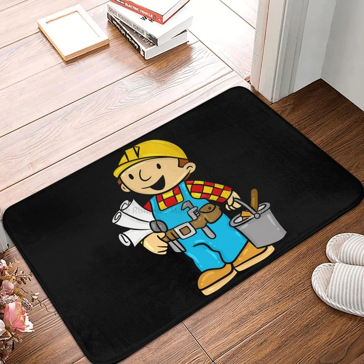 Zerbino Antiscivolo Bob The Builder Engineering Cartoon Can We Fix It Repair Man Bath Kitchen Mat Tappeto Di Benvenuto Home Modern Decor