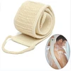 Natural Cotton Linen Long Strip Bath Towel Powerful Exfoliating Back Massage Rubbing Shower Brush Body Scrubber Cleaning Tool 3