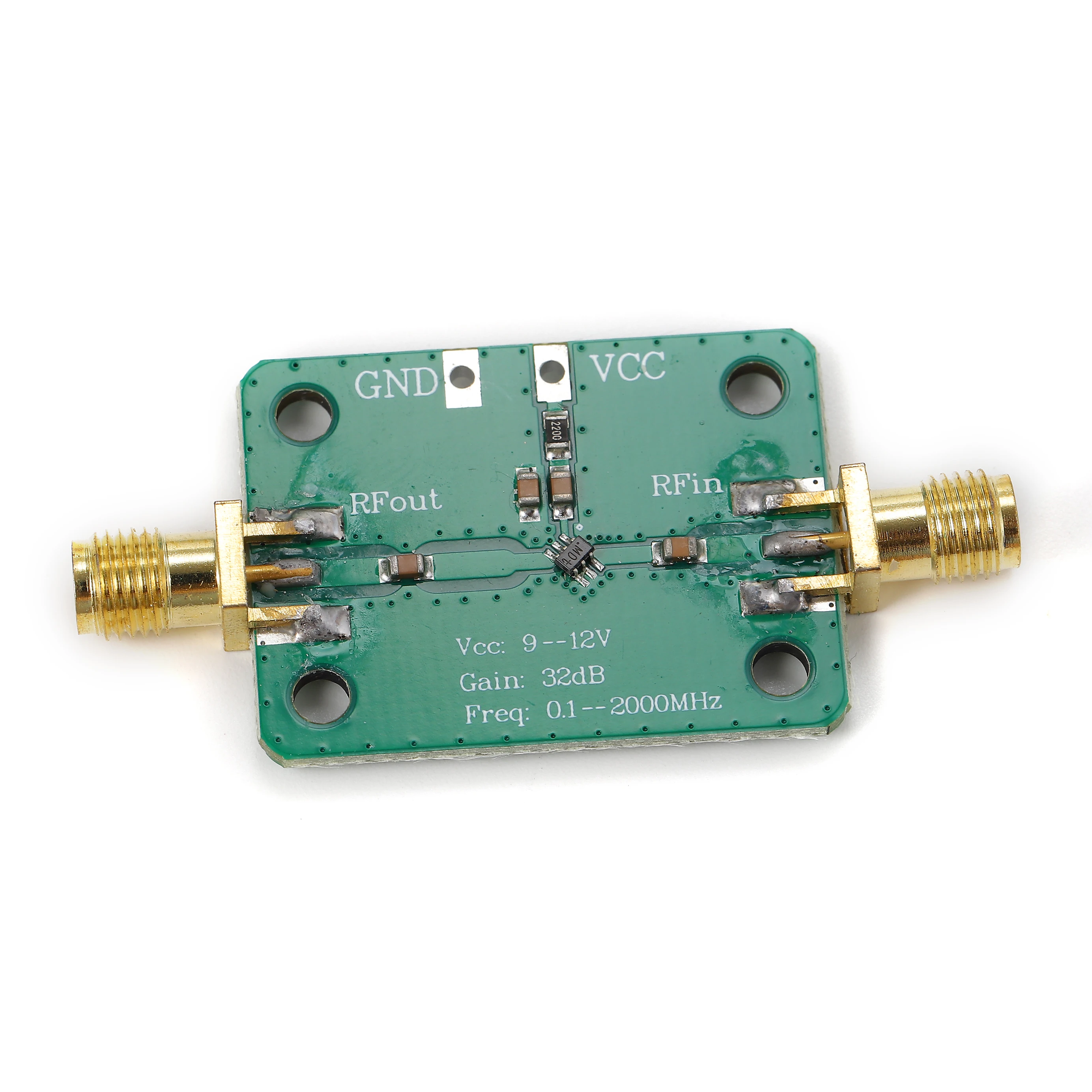 1MHz-2GHz 64dB Gain LNA RF Broadband Low Noise Amplifier Module