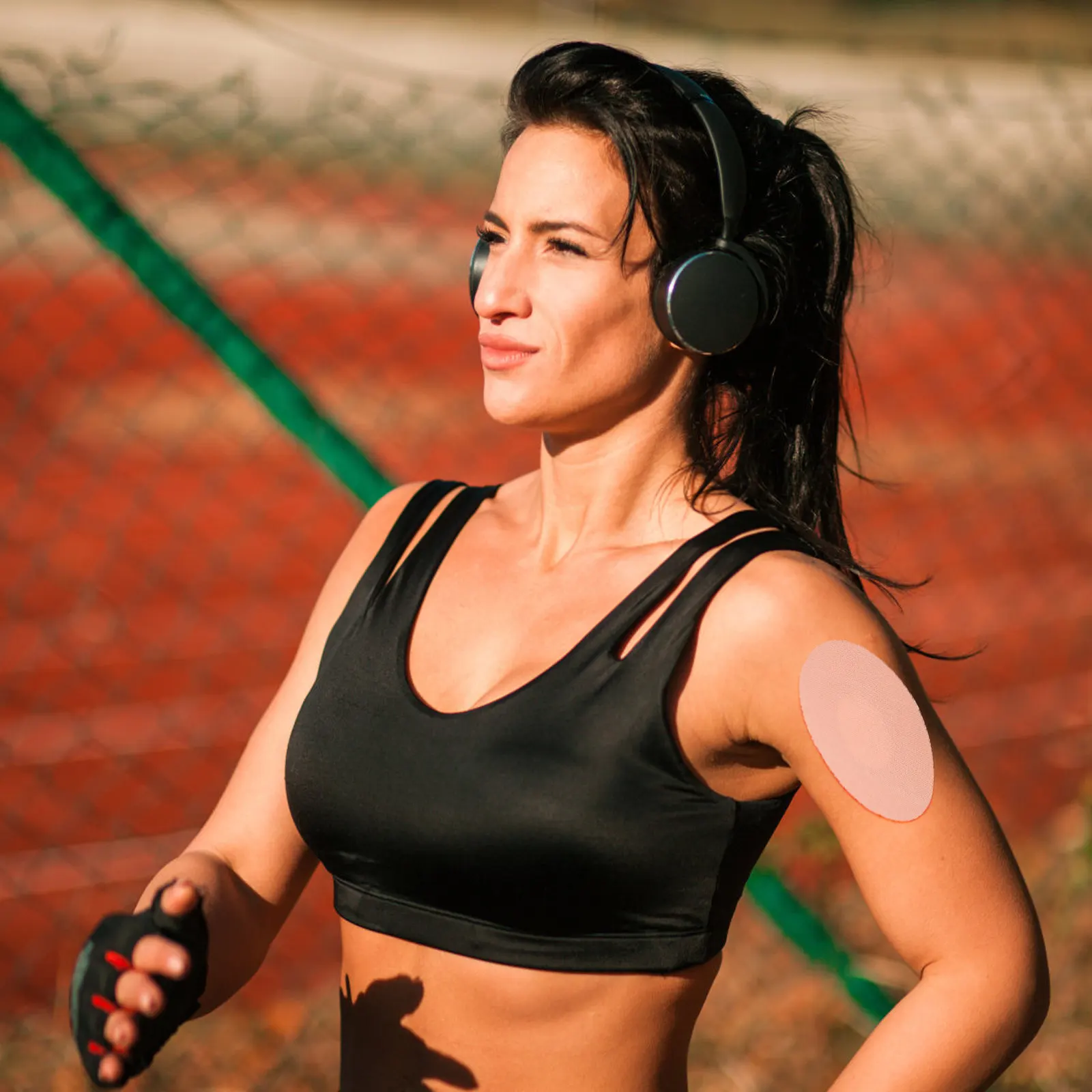 10Pcs 스포츠 센서 고정 패치 피트니스 러닝 사이클링 땀 방지용 방수 미끄럼 방지 접착 바디 센서 스킨 패치