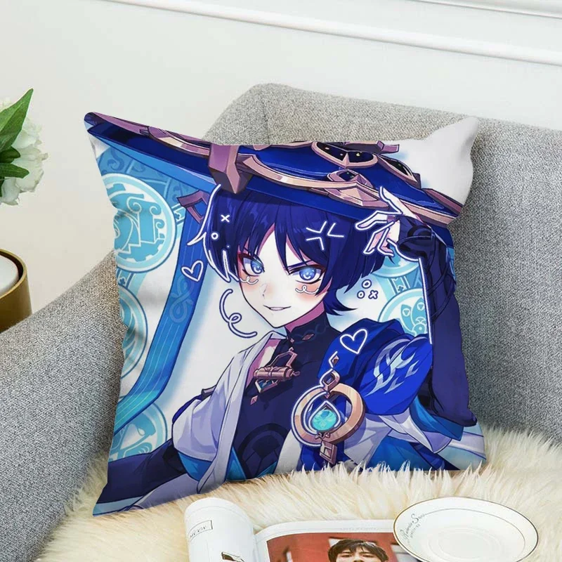 

Pillow Covers Decorative Cushions Cover for Sofa Scaramouche Car Decoration Pillowcase Decor 40x40 Sleeping Pillows Pilow Cases