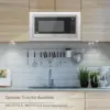 76  1.6 cu.ft Cyclonic Inverter  Microwave Oven 1250  Power with Genius Sensor Cooking, 19.44"D x 2 6