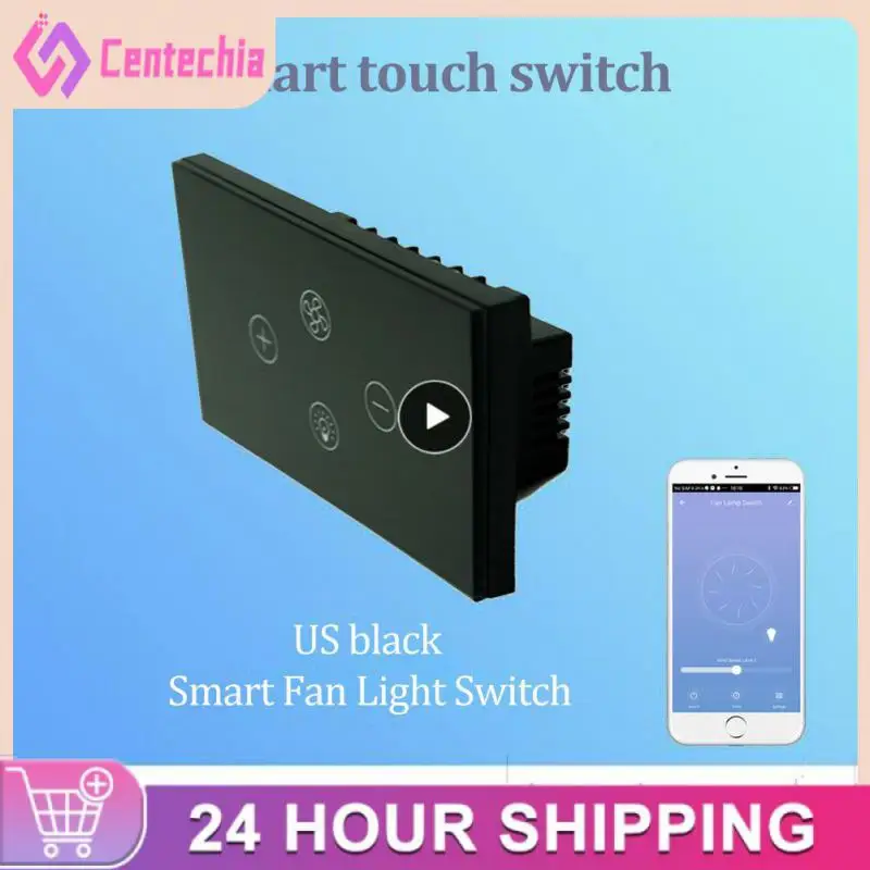 

Выключатель для потолочного вентилятора Alexa Home, умный выключатель для лампы, со складным вентилятором, Wi-Fi