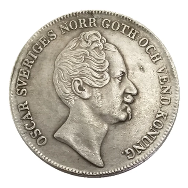 1847schwedenRiksdaleGedenkmnzeSilberDollarStartseiteDekoration