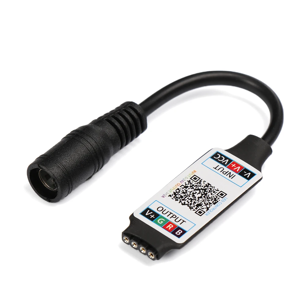 Mini Controlador RGB Bluetooth Inalámbrico para Tira LED (5V-24V) S4e1a967a96584d34957e144f047eef97m
