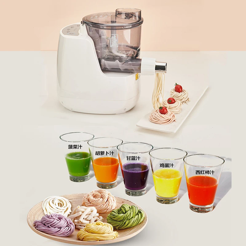 Household Multifunctional Electric Noodle Machine Vegetable Noodle Press Machine Dumpling Spaghetti Cutter Noodles Dough Blender