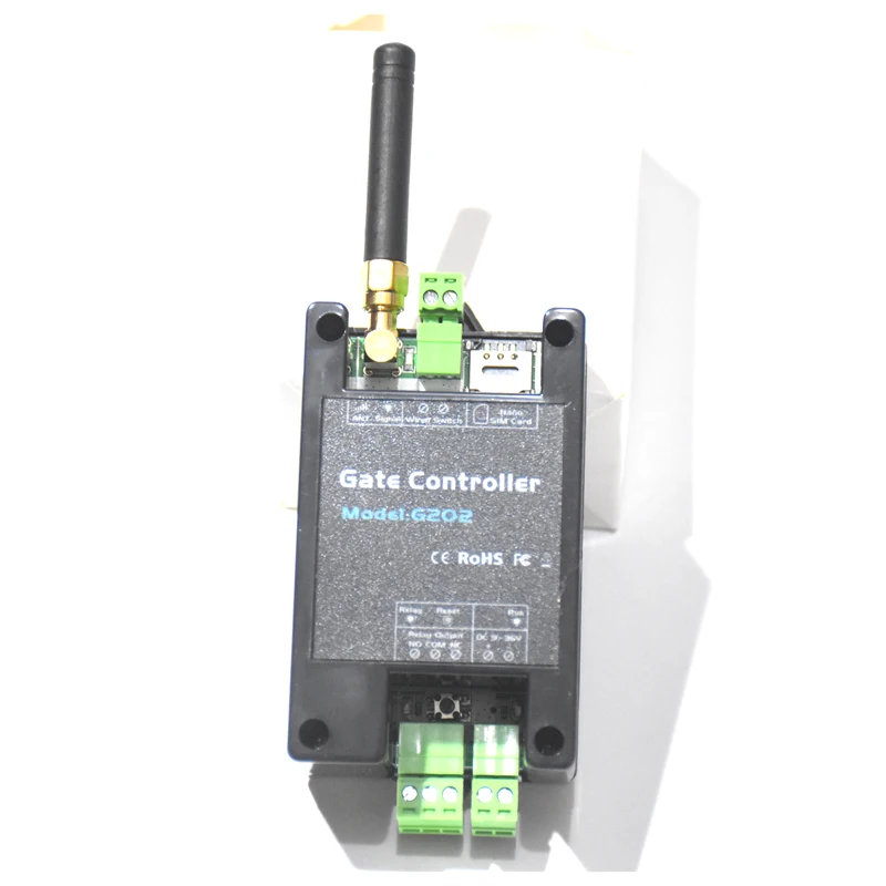 G202 2G Remote Control 200 Users GSM Gate Opener Relay Switch Door Access Wireless Door Opener By Free Call 850/900/1800/1900MHz garage door opener door access control switch wireless door opener
