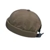 Quick Dry Brimless Hat Lightweight Daily Beanie Mesh Beanie Docker Cap Sailor Rolled Cuff Harbour Hat Casual Skullcap 3