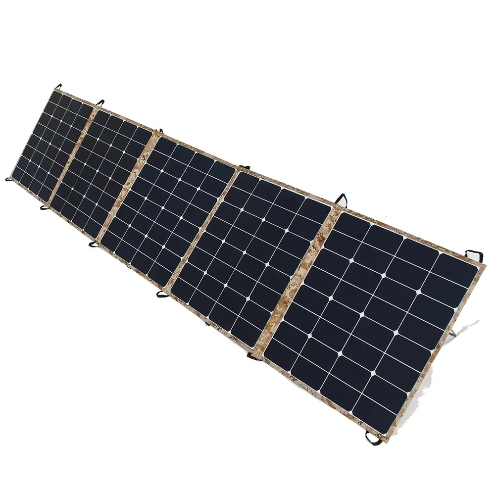 camouflage custom 250W folding solar panel home camping flexible used solar panels for home kit RV Panneaux solaires panel sury soft appearance creative electric dancing stuffed doll tiger flexible doll toy lovely for home